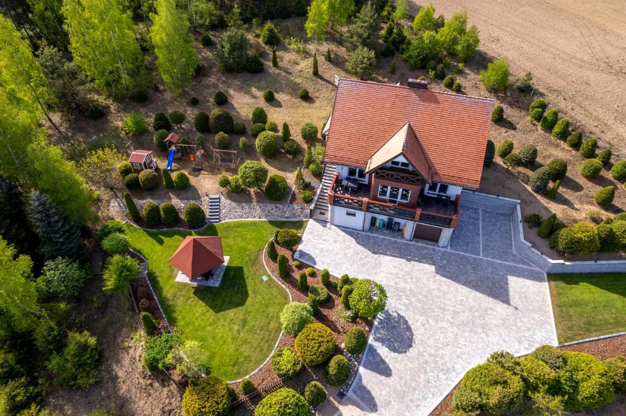 Dom Na Wzgorzu Z Widokiem Na Jezioro Z Balia I Sauna Lipnica  Exterior photo