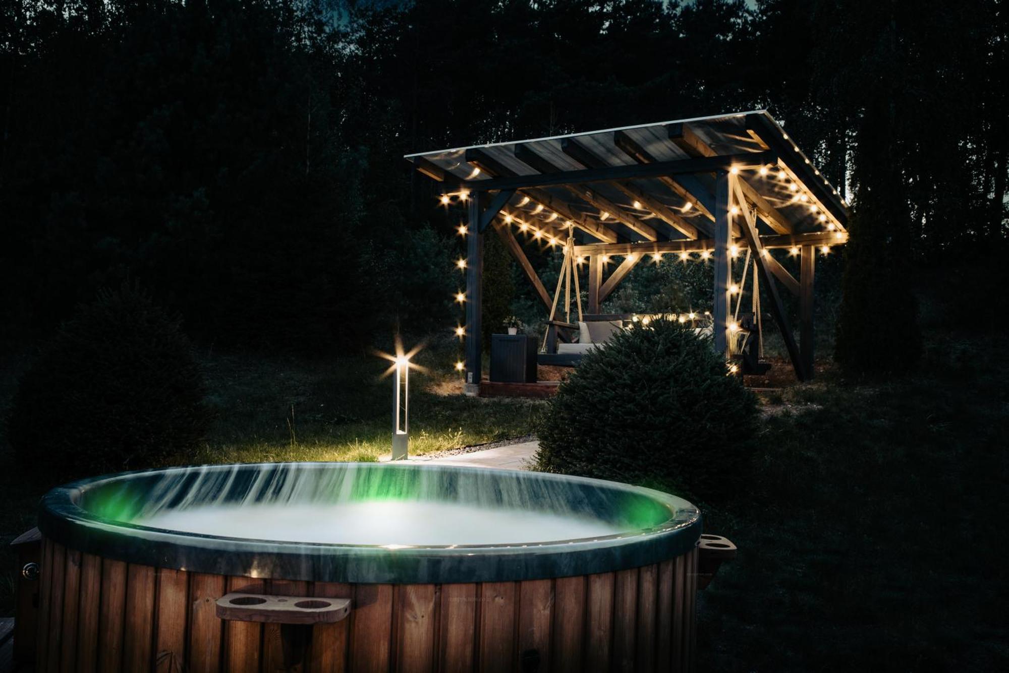 Dom Na Wzgorzu Z Widokiem Na Jezioro Z Balia I Sauna Lipnica  Exterior photo